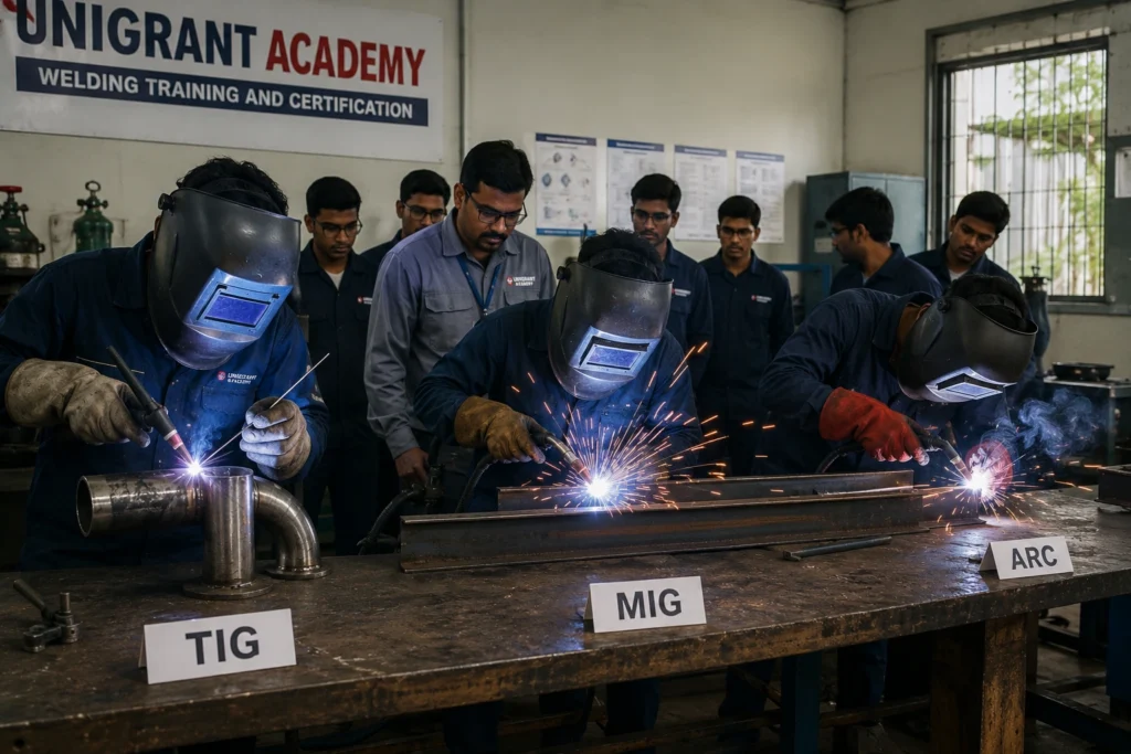 Best Welding Course for Gulf Jobs Kerala